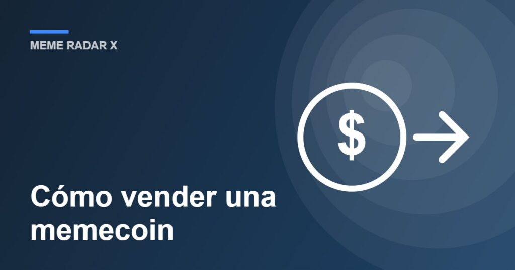 Cómo vender una memecoin y retirar a euros